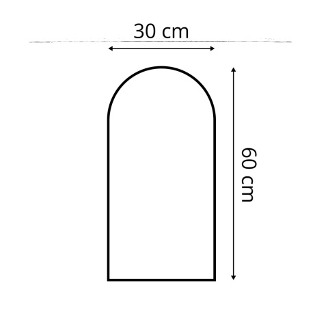30x60 cm Brązowy Panel Tapicerowany