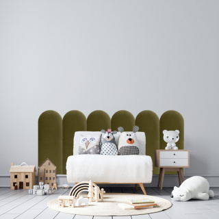 30x80 cm Khaki Panel Tapicerowany