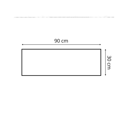 90x30 cm Miętowy Panel Tapicerowany