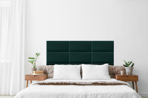 90x30 cm Turkusowy Panel Tapicerowany