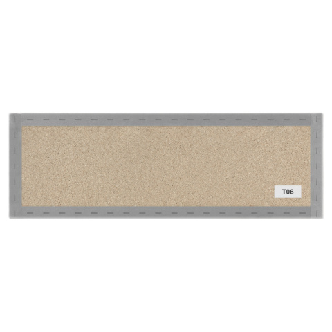 100x20 cm Jasny Szary Panel Tapicerowany