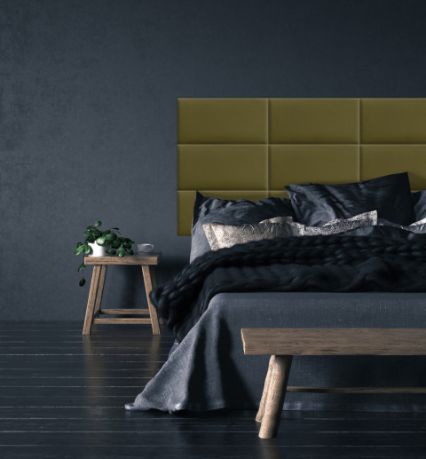 100x20 cm Khaki Panel Tapicerowany