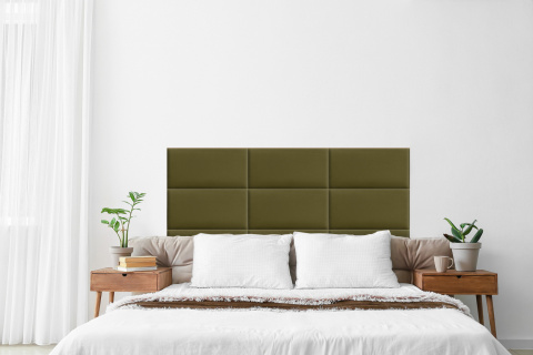 50x30 cm Khaki Panel Tapicerowany