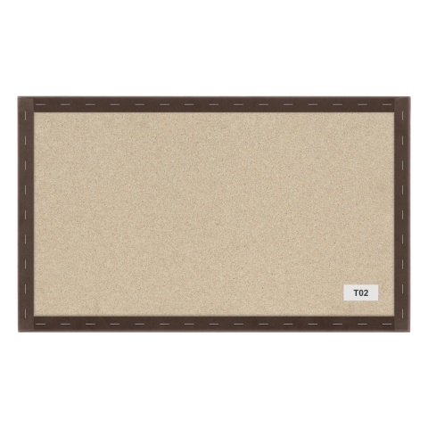 60x40 cm Brązowy Panel Tapicerowany