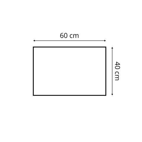 60x40 cm Miodowy Panel Tapicerowany