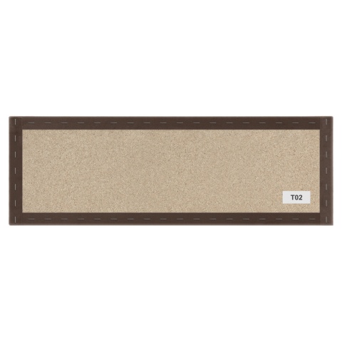 70x30 cm Brązowy Panel Tapicerowany