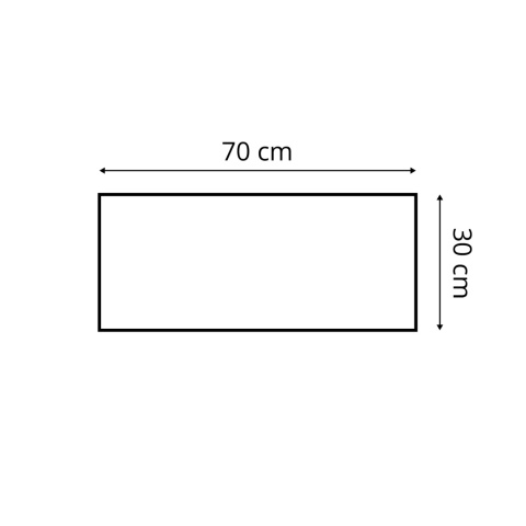 70x30 cm Grafitowy Panel Tapicerowany