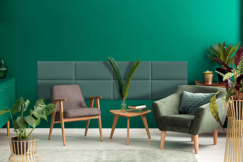80x20 cm Morski Panel Tapicerowany