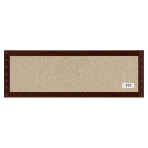 100x20 cm Bordowy Panel Tapicerowany