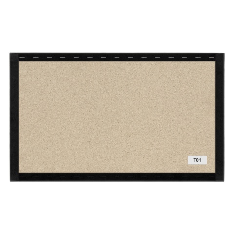 60x40 cm Czarny Panel Tapicerowany