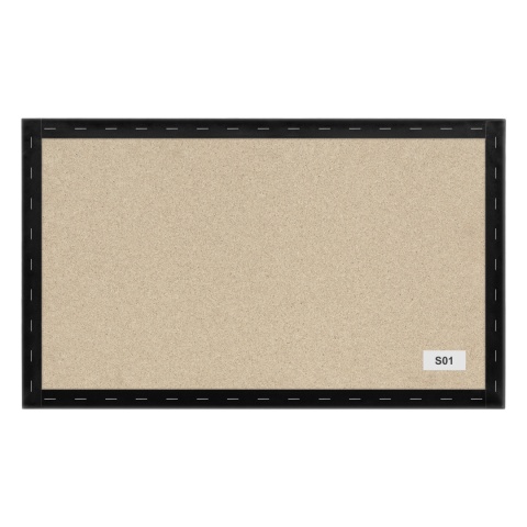 60x40 cm Czarny Eko Skóra Panel Tapicerowany