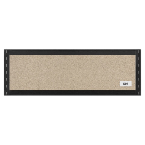 90x15 cm Czarny Eko Skóra Panel Tapicerowany
