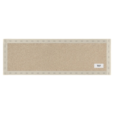 90x15 cm Kremowy Panel Tapicerowany