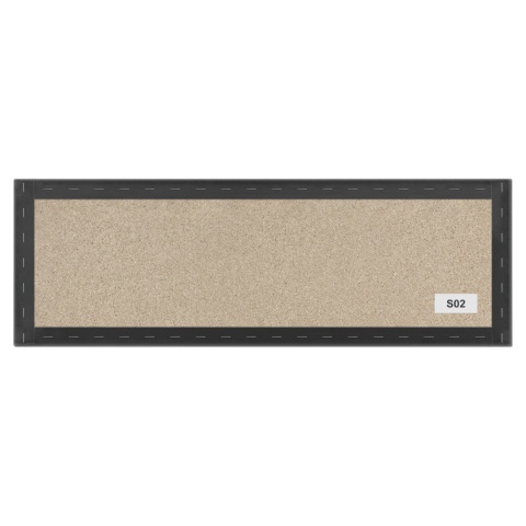 90x30 cm Eko Skóra Grafitowy Panel Tapicerowany