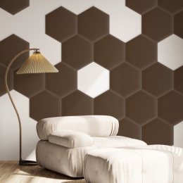 26x30 cm Brązowy Magic Velvet Panel Tapicerowany