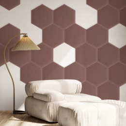 26x30 cm Brudny Róż Magic Velvet Panel Tapicerowany