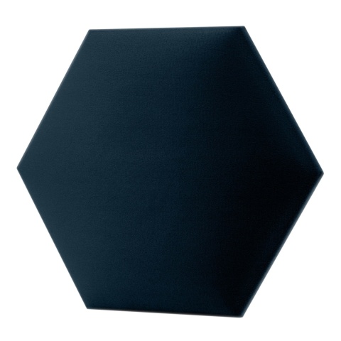 26x30 cm Granatowy Welur Panel Tapicerowany
