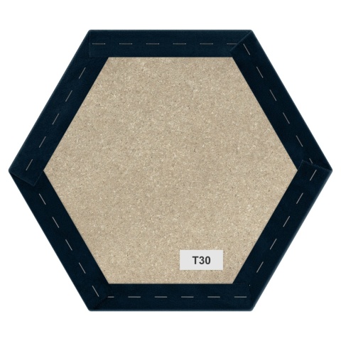 26x30 cm Granatowy Welur Panel Tapicerowany