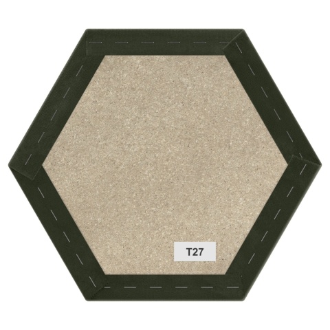 26x30 cm Khaki Welur Panel Tapicerowany