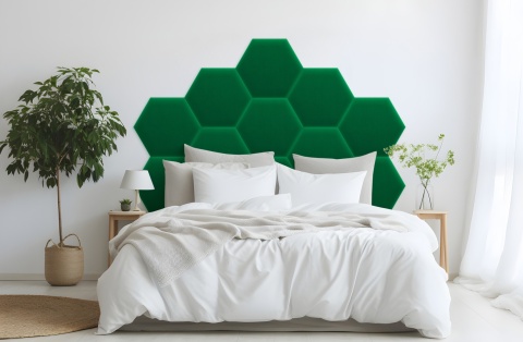 26x30 cm Zielony Magic Velvet Panel Tapicerowany
