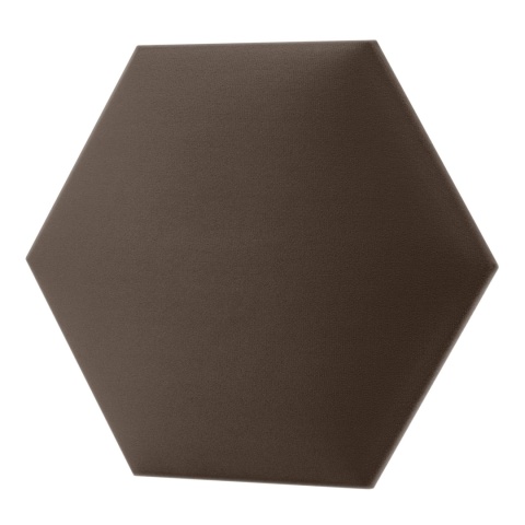 30x26 cm Brązowy Welur Panel Tapicerowany