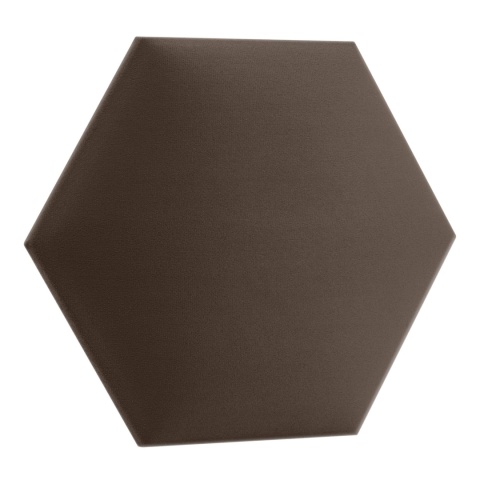 30x26 cm Brązowy Welur Panel Tapicerowany