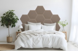 35x40 cm Beżowy Magic Velvet Panel Tapicerowany