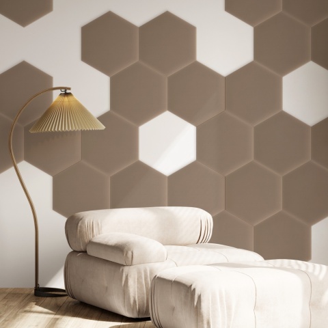 35x40 cm Beżowy Magic Velvet Panel Tapicerowany