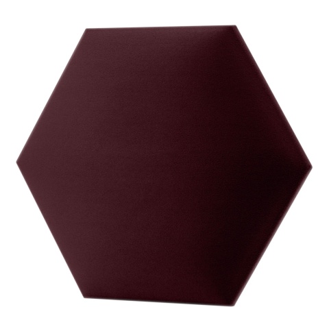 35x40 cm Bordowy Welur Panel Tapicerowany