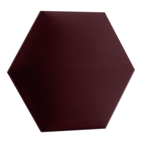35x40 cm Bordowy Welur Panel Tapicerowany