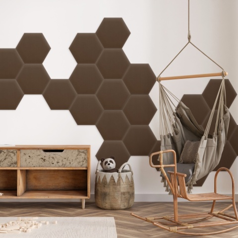 35x40 cm Brązowy Magic Velvet Panel Tapicerowany