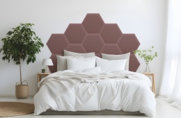 35x40 cm Brudny Róż Magic Velvet Panel Tapicerowany