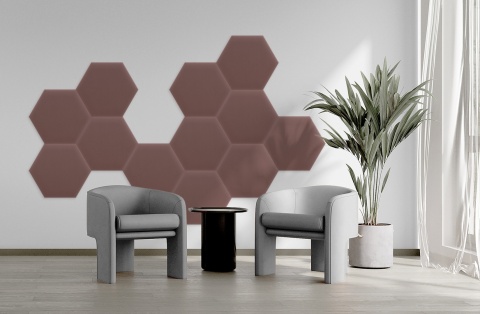 35x40 cm Brudny Róż Magic Velvet Panel Tapicerowany