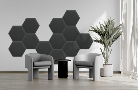 35x40 cm Grafitowy Magic Velvet Panel Tapicerowany