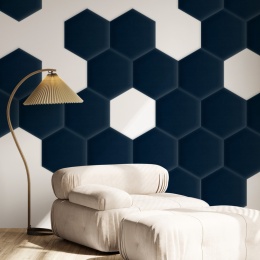 35x40 cm Granatowy Magic Velvet Panel Tapicerowany