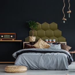 35x40 cm Khaki Welur Panel Tapicerowany