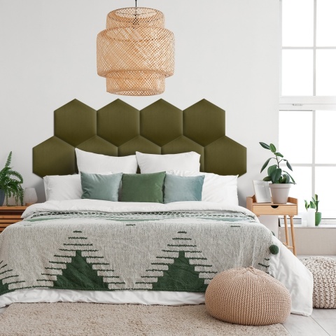 35x40 cm Khaki Welur Panel Tapicerowany