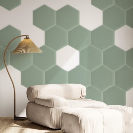 35x40 cm Miętowy Magic Velvet Panel Tapicerowany