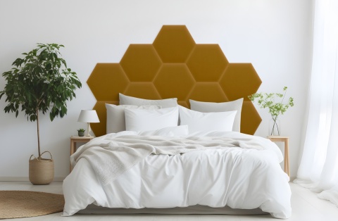 35x40 cm Miodowy Magic Velvet Panel Tapicerowany