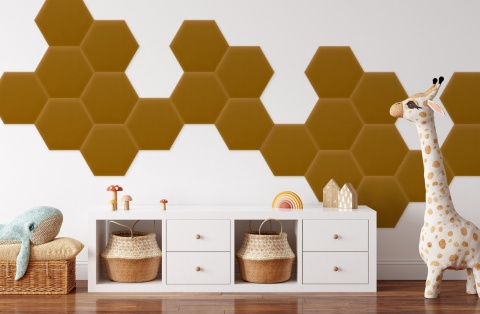 35x40 cm Miodowy Magic Velvet Panel Tapicerowany