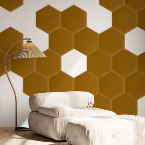 35x40 cm Miodowy Magic Velvet Panel Tapicerowany