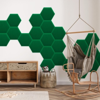 35x40 cm Zielony Magic Velvet Panel Tapicerowany