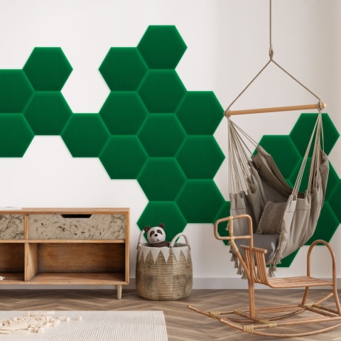 35x40 cm Zielony Magic Velvet Panel Tapicerowany