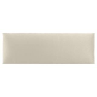 100x20 cm Kremowy Welur Panel Tapicerowany