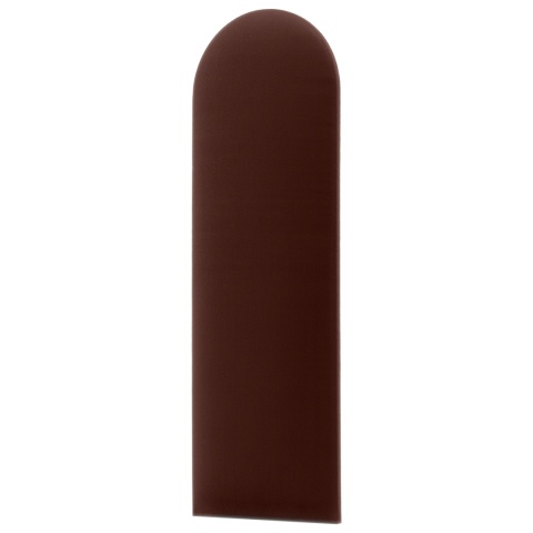 20x100 cm Bordowy Welur Panel Tapicerowany