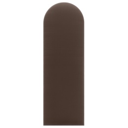 20x100 cm Brązowy Welur Panel Tapicerowany