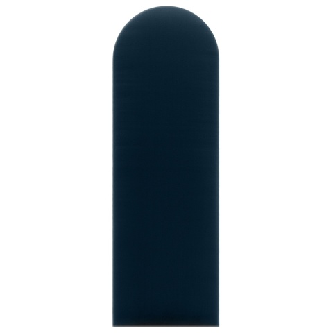 20x100 cm Granatowy Welur Panel Tapicerowany