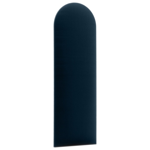 20x100 cm Granatowy Welur Panel Tapicerowany