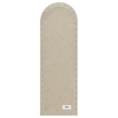 20x100 cm Kremowy Welur Panel Tapicerowany 20x100 cm Kremowy Welur Panel Tapicerowany