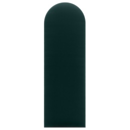 20x100 cm Turkusowy Welur Panel Tapicerowany